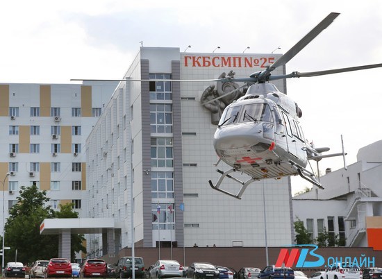 Вертолет санавиации Волгоградской области совершил 100 вылетов